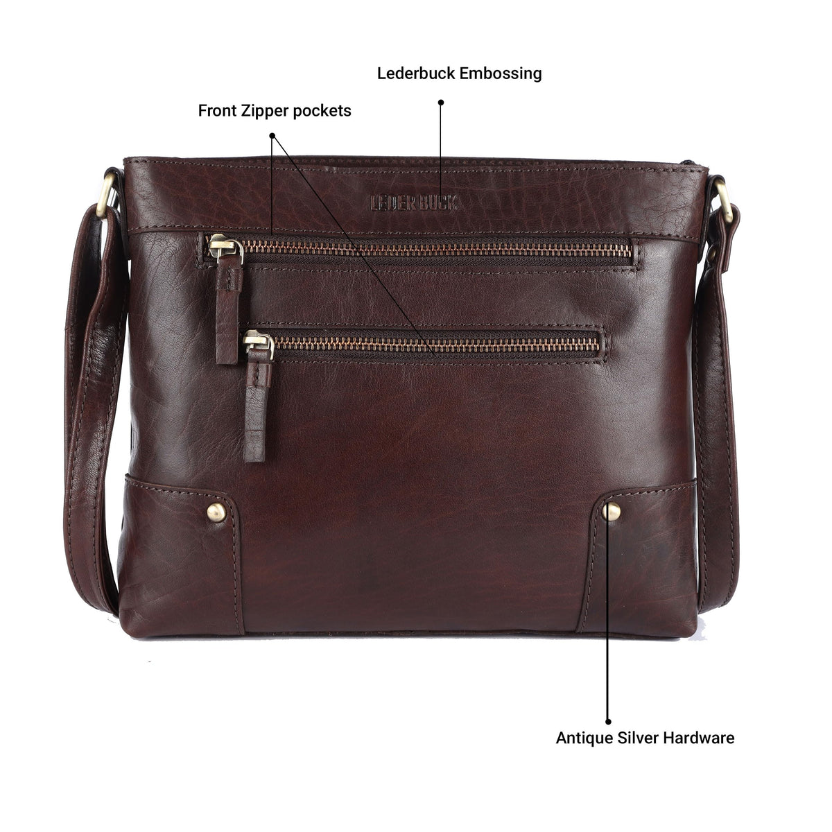 Soft Real Leather Womens Crossbody Handbags and Purses R993