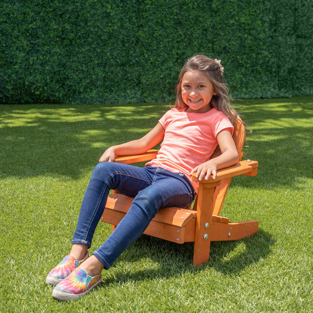 Brown Wooden Adirondack Chair D1003