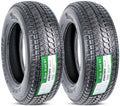2-Pack ST205/75D15 15 Inch Deep Tread Trailer Tire Load Range C E4513