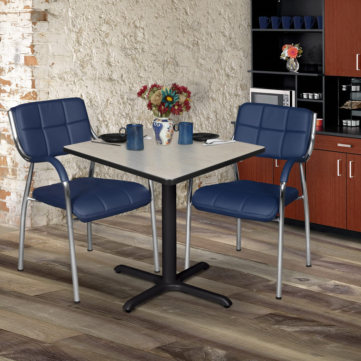 30" Square Breakroom Table Maple X5265