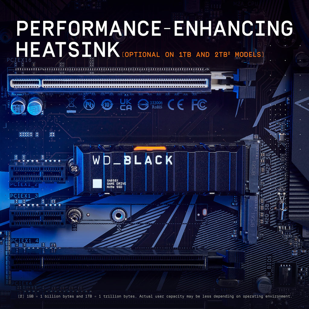2TB NVMe M.2 2280 Internal SSD with Heatsink P788519